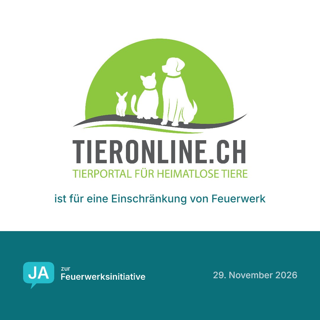tieronline.ch ist für eine Einschränkung von Feuerwerk