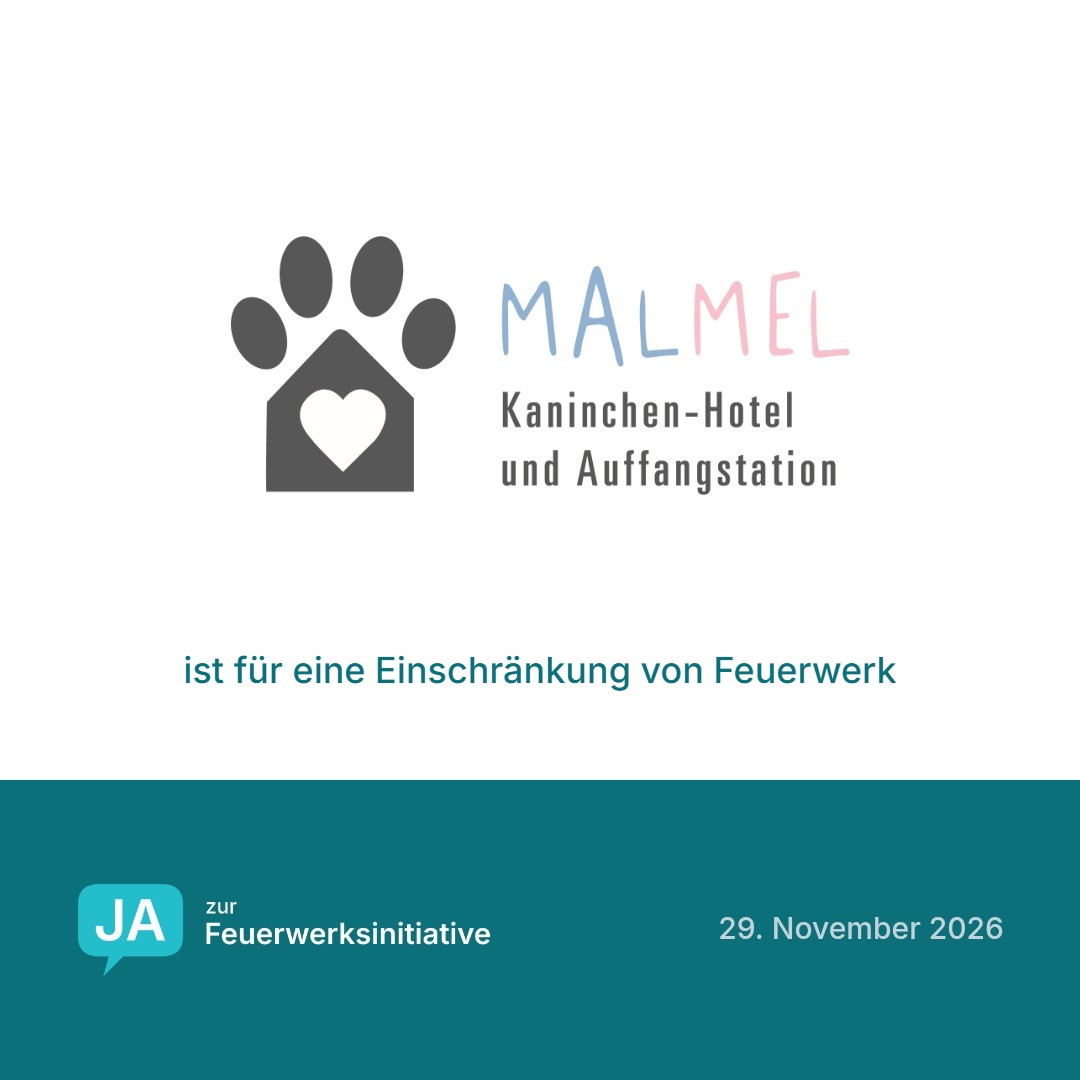 Tierheim Malmel ist für eine Einschränkung von Feuerwerk